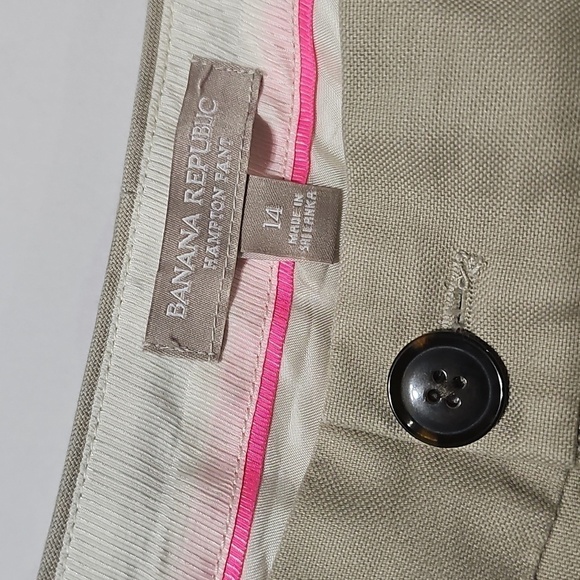 Banana Republic Hampton Chino‎ Pants Size 14 - Picture 3 of 5